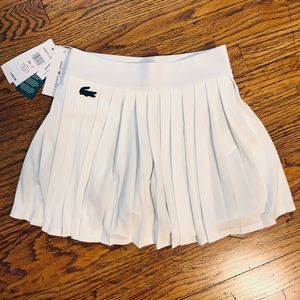 Lacoste SPORT Built-In Shorty Pleated Tennis Skirt